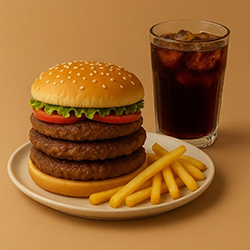 Hamburguesa Carne Triple