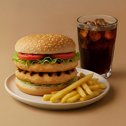 Hamburguesa Pollo Doble