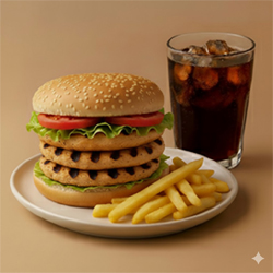 Hamburguesa Pollo Triple