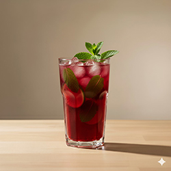 Té de Jamaica con Yerbabunena