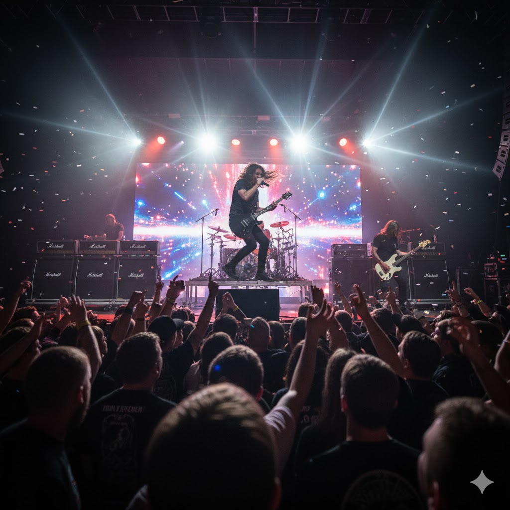 Afiche del Concierto de Rock