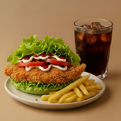 La Sana Burguer de Pollo Crispy