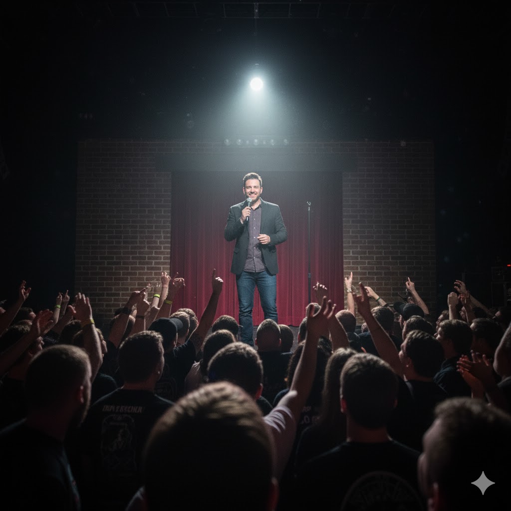 Afiche de Noche de Comedia